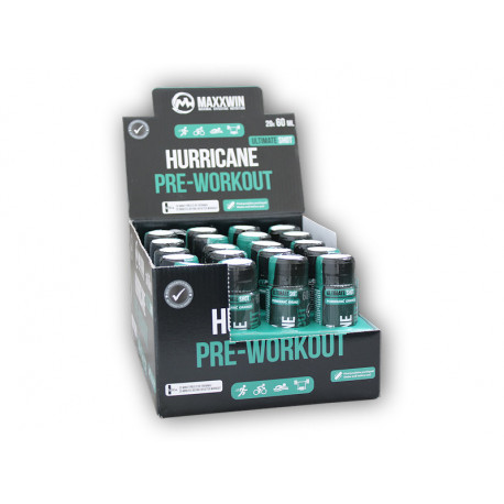 Hurricane Pre-workout shot 20x60ml - višeň