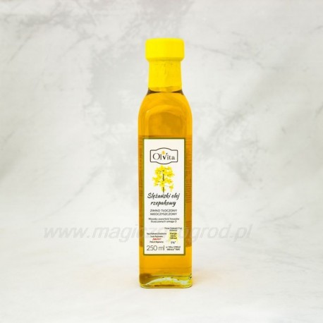 Repkový olej lisovaný zastudena Olvita 250 ml