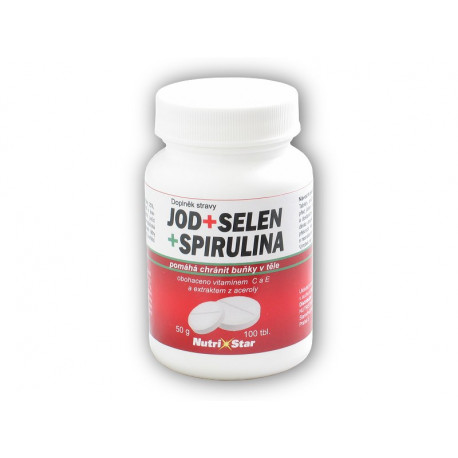 Jod Selen Spirulina 100 tablet