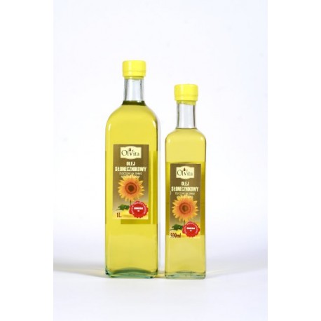Slnečnicový olej lisovaný zastudena Olvita 1000ml