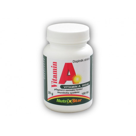 Vitamín A 800mcg 100 tablet