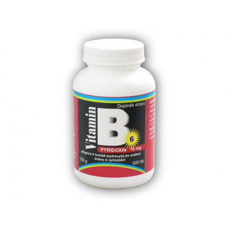 Pyridoxin vitamín B 6 10mg 500 tablet