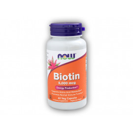 Biotin 5000ug 60 rostlinných kapslí