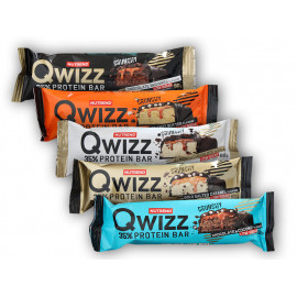 Qwizz 35% Protein Bar 60g - čokoláda malina