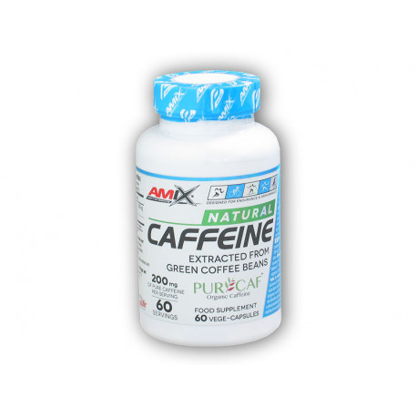 Caffeine Natural 200mg 60 kapslí