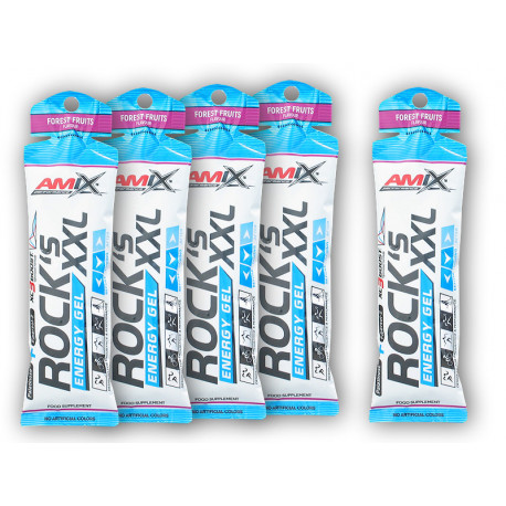 4x Rocks Energy Gel XXL 65g + 1x ZDARMA - mango