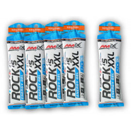 4x Rocks Energy Gel XXL caffeine 65g+1xZDARMA - blood orange