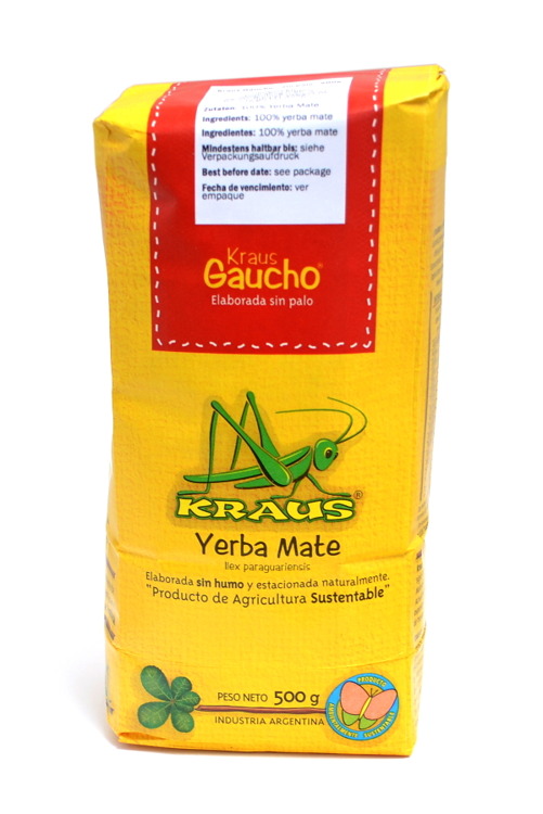 Yerba mate kraus gaucho sin palo 500g