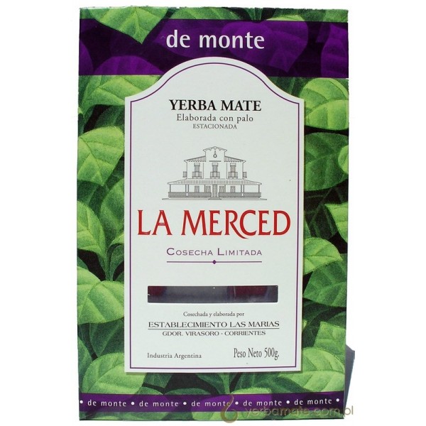 Yerba mate la merced de monte 500g