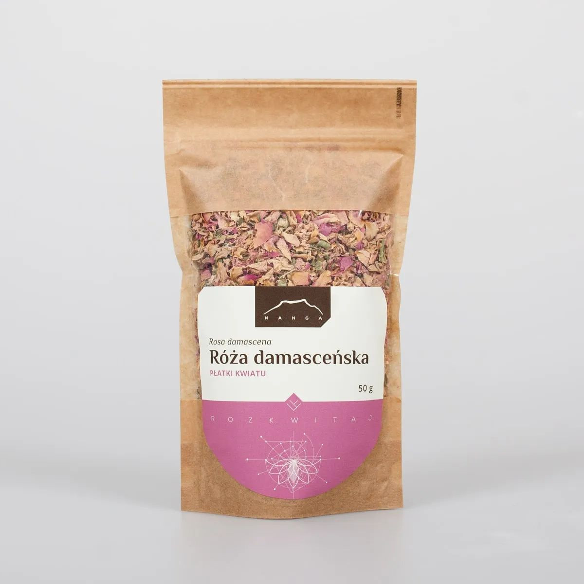 Ruža kvet - rosa damascena - 50g plátky
