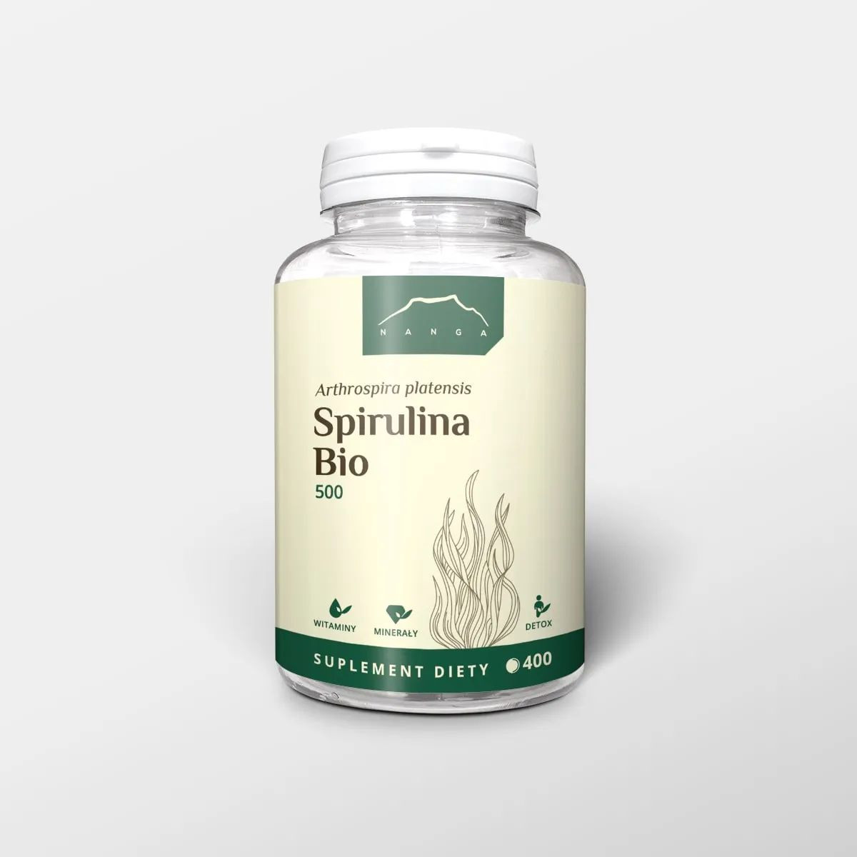Spirulina tablety 500 mg - arthrospira platensis - 200g (400 tabliet)