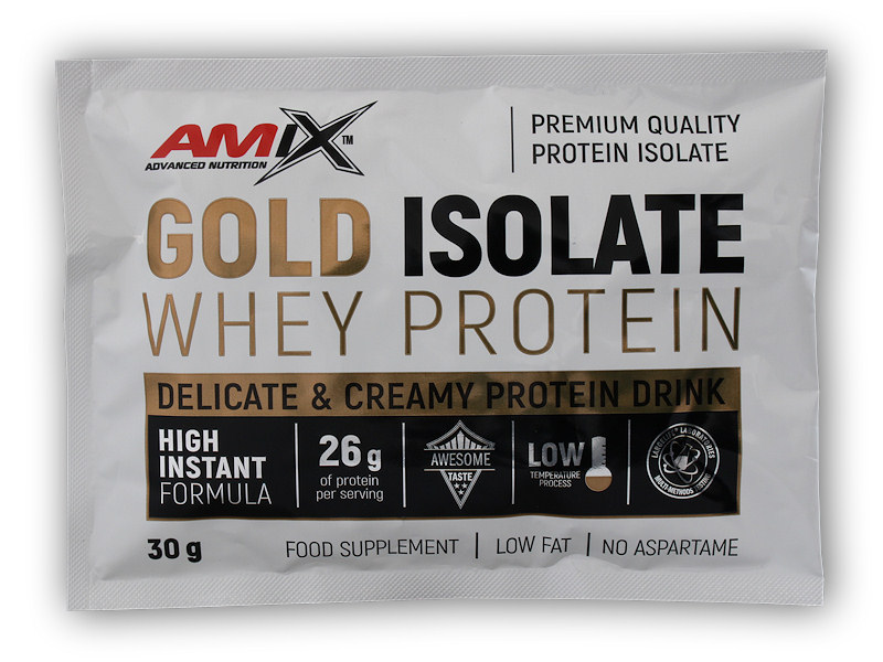 Gold whey protein isolate 30g - čokoládové arašidové maslo